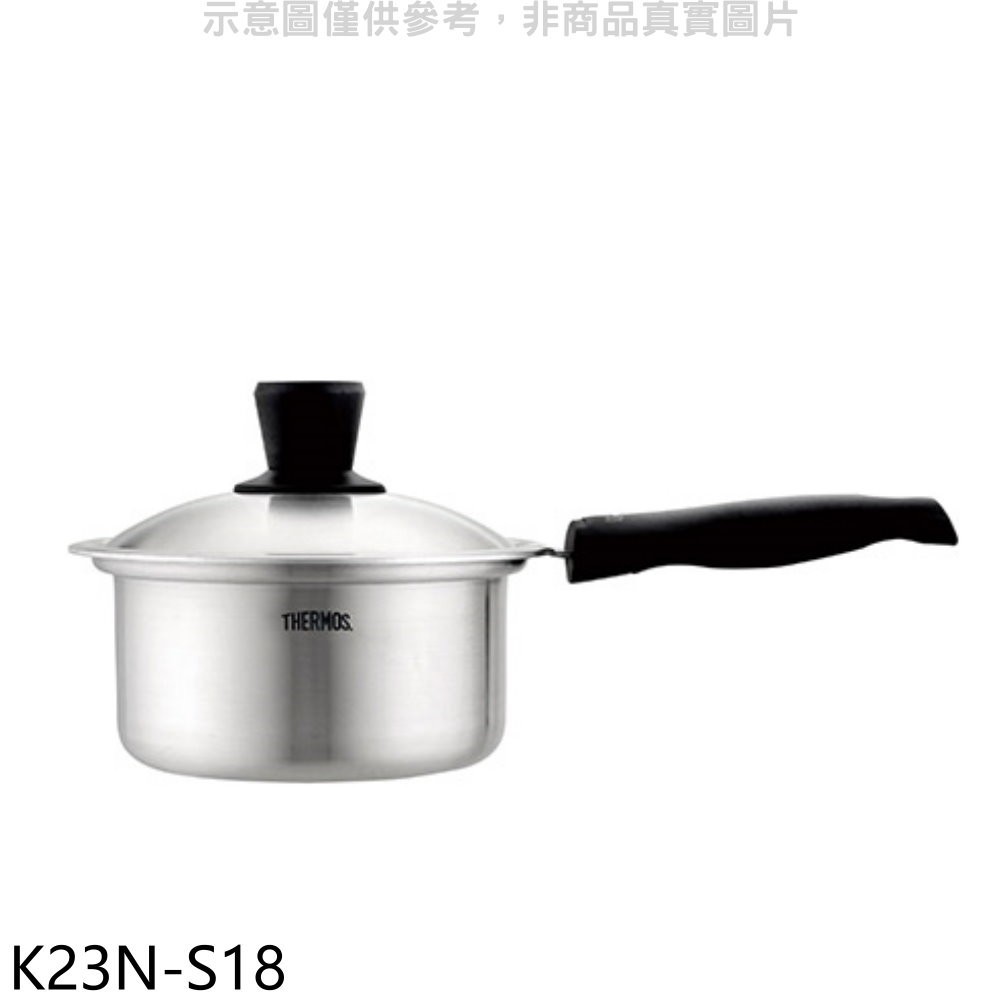 《可議價》膳魔師【K23N-S18】18公分晶鑽達人原味鍋湯鍋