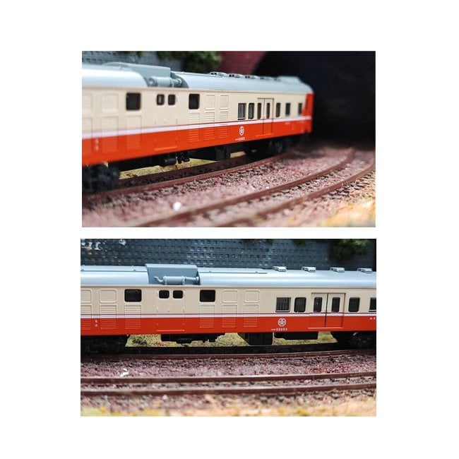 鐵支路全新品─台鐵45PBK32850型電源行李車(橘)（NK3513）