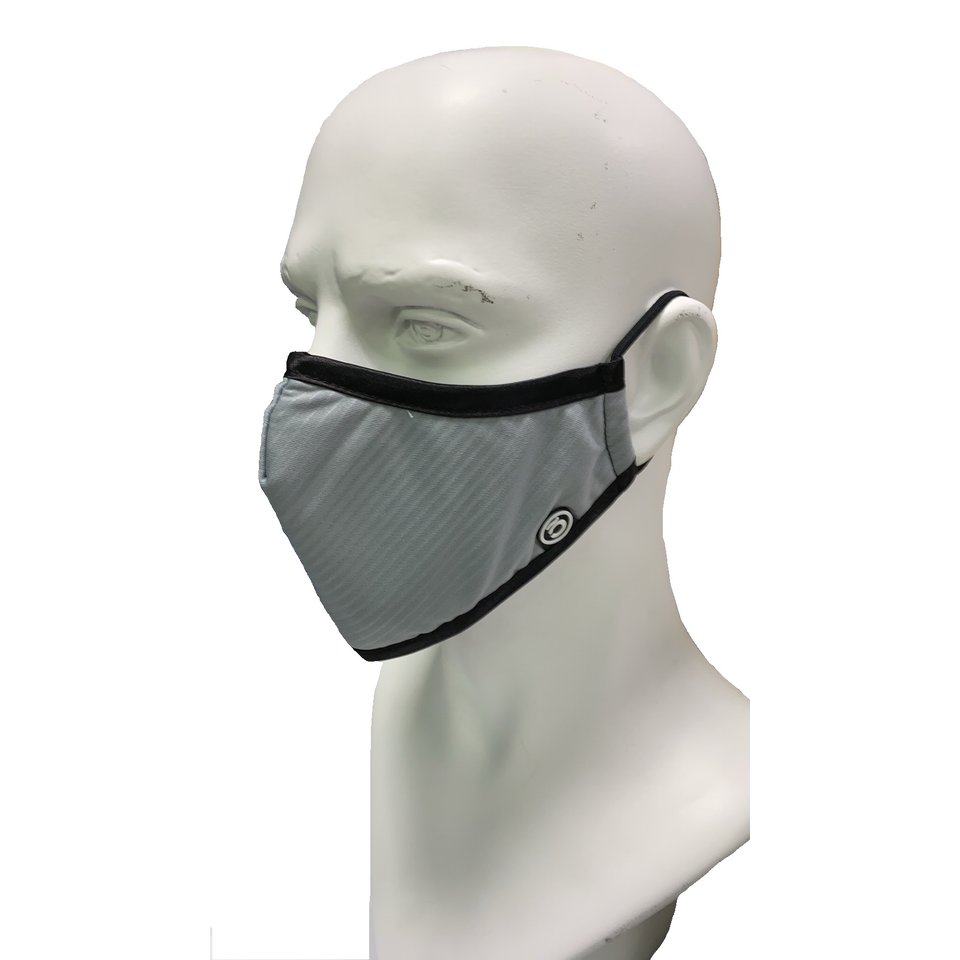 抗過敏--防疫尖兵條紋灰-可水洗滅菌立體防疫口罩、運動口罩、兒童口罩、防飛沫病毒布口罩。遠紅外線、抗過敏源