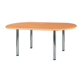 【PA148-07】木紋檯面橢圓會議桌(便利腳)