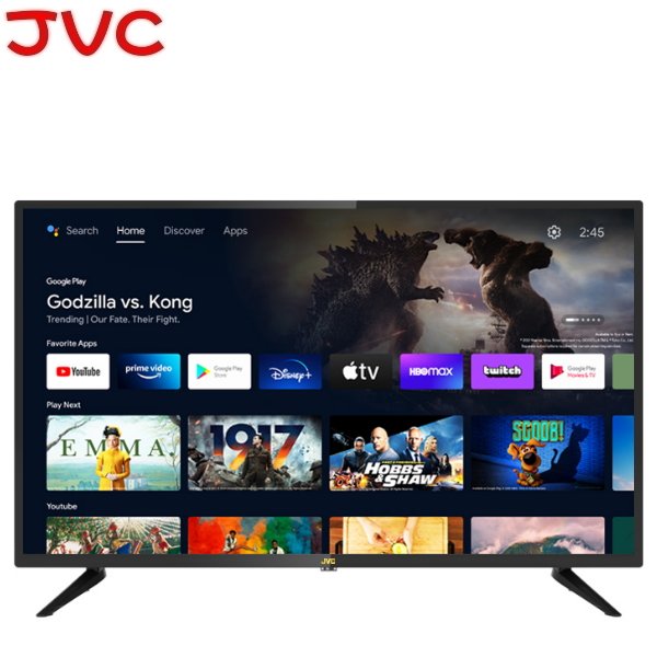 【JVC】43吋 Google認證HD連網液晶顯示器《43M》3年保固