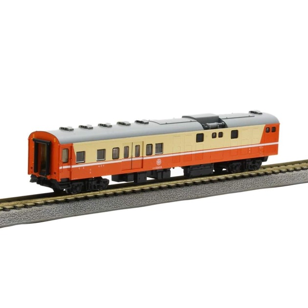 【 trc 台灣鐵道故事館】『台鐵電源行李車 45 pbk 32850 型 橘 』 n 規 n 軌 鐵道模型 nk 3513