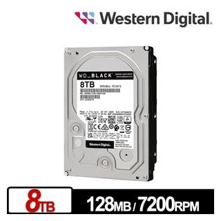 【綠蔭-免運】WD8002FZWX 黑標 8TB 3.5吋電競硬碟