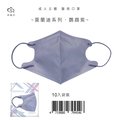 【新寵兒】成人3D立體醫療口罩 莫蘭迪-鸚鵡紫 10片/包