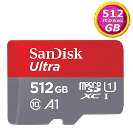 SanDisk 512GB 512G microSDXC Ultra【150MB/s】SDXC U1 C10 SDSQUAC-512G 手機記憶卡