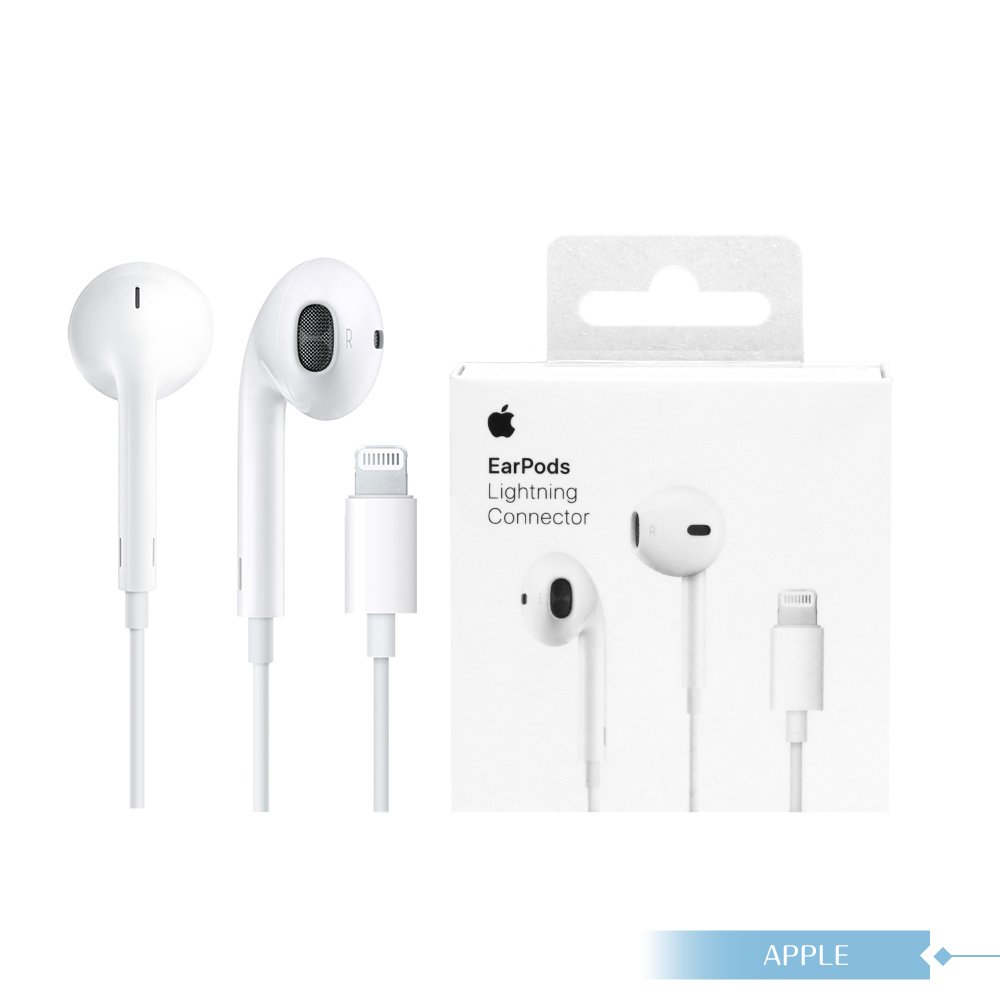 APPLE蘋果 原廠耳機 EarPods 具備 Lightning 連接器 for iPhone SE3【公司貨】