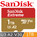 SanDisk Extreme microSDXC A2 1TB 記憶卡