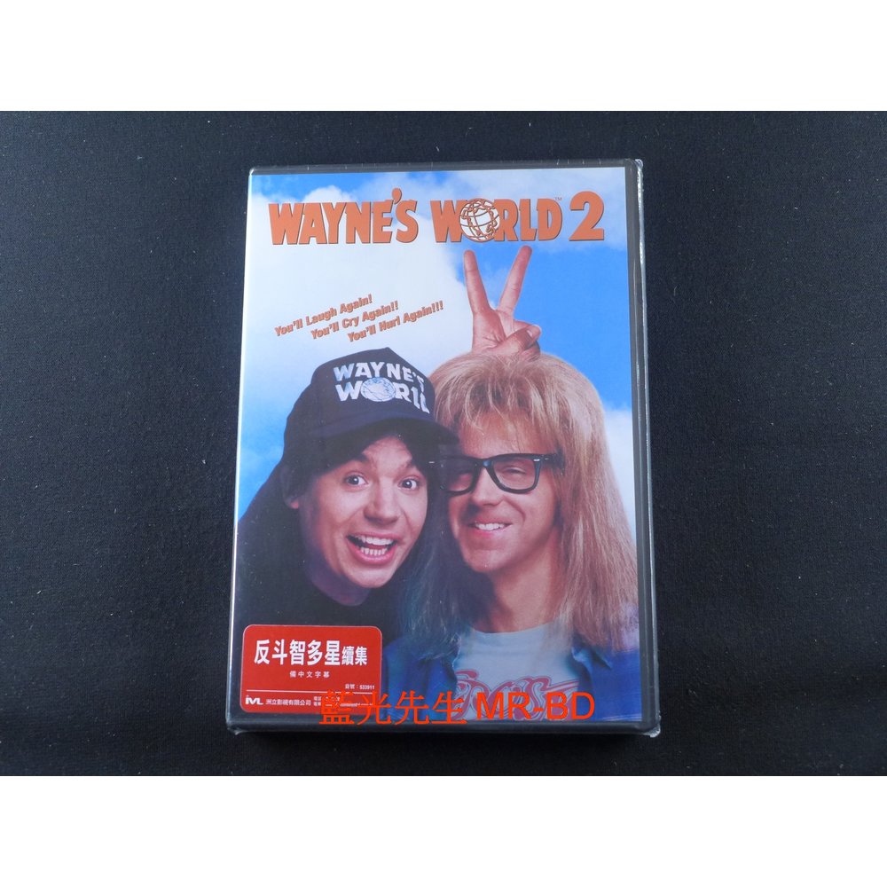 [藍光先生DVD] 反斗智多星 1+2 雙碟套裝版 Wayne's World
