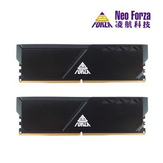 【綠蔭-免運】Neo Forza 凌航 TRINITY DDR5 6000 32G(16G*2)電競超頻記憶體(黑色)CL40