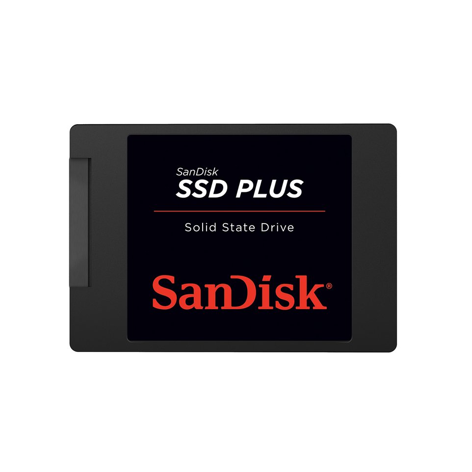 SanDisk PLUS Solid State Drive 480GB SR535/SW445MB/s, 3Y SSD固態硬碟