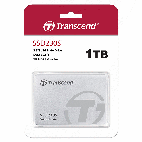 創見2.5吋1T 230S 3D SATA III TLC SSD SSD固態硬碟 TS1TSSD230S
