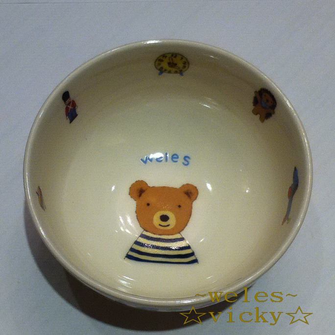 ☆ weles ☆ 威爾斯熊 ジユニア❤茶碗❤~クマ(熊)