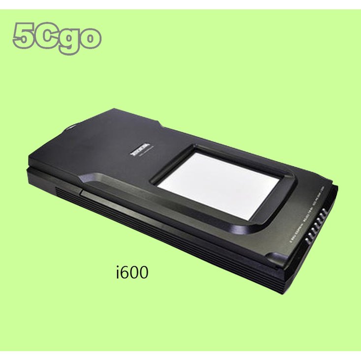 5Cgo【權宇】ScanMaker中晶 i600 掃描器A4照片文檔平板CCD圖文照片合同高清掃描0秒預熱 含稅