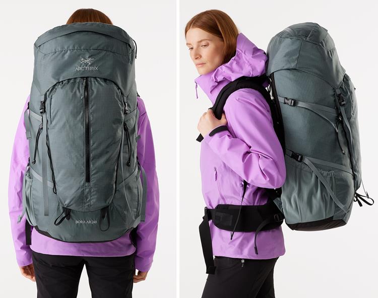 Arcteryx 始祖鳥Bora 60 女款登山背包25177/X000006958 深銀翼灰Dark 