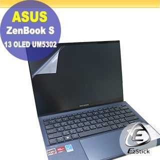 【Ezstick】ASUS UM5302 UM5302TA 特殊規格 靜電式筆電LCD液晶螢幕貼 (可選鏡面或霧面)