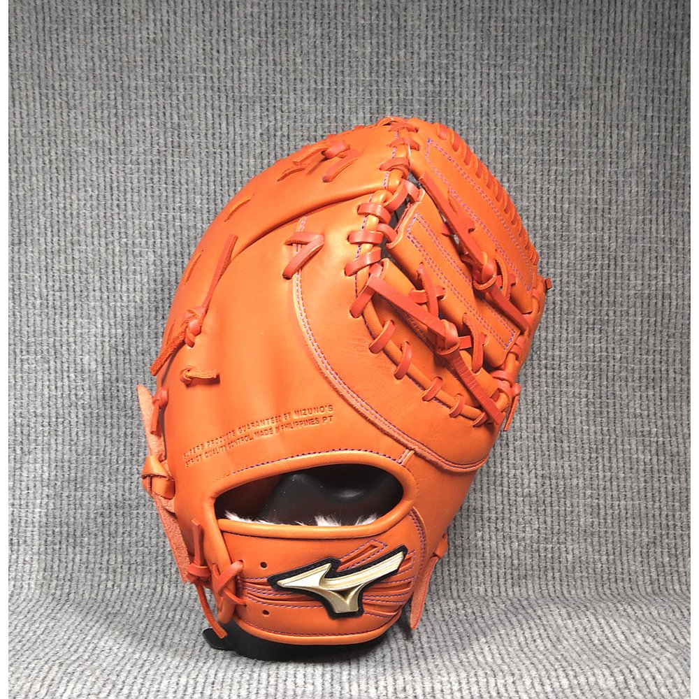 「野球魂」--特價！日本「MIZUNO」【GLOBAL ELITE RG】等級少年用軟式棒球手套（一壘手，1AJFY23300，52橘紅色）