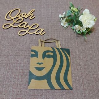 Starbucks 星巴克 紙袋 提袋 專櫃紙袋
