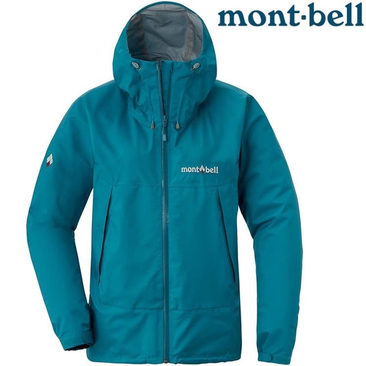 Mont-Bell Thunder Pass 女款 登山雨衣/風雨衣/防水透氣外套 1128636 PEBL 孔雀藍