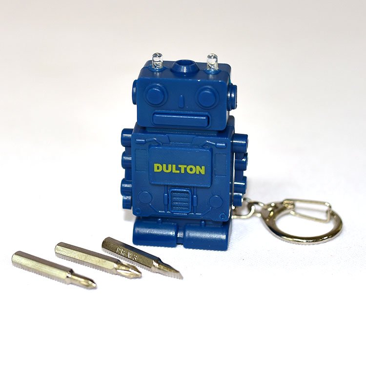 DULTON 機器人 簡易螺絲起子工具組 鑰匙圈 附LED燈 日本販售正版