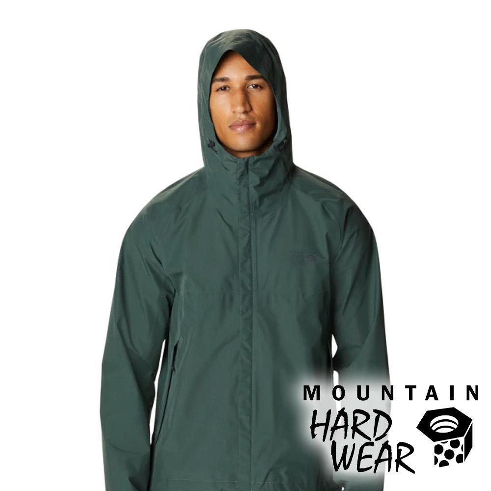 【Mountain Hardwear】Exposure 男 GORE-TEX 單件式連帽外套『深雲杉綠』1929851 戶外 休閒 登山 露營 保暖 禦寒 防風 上衣