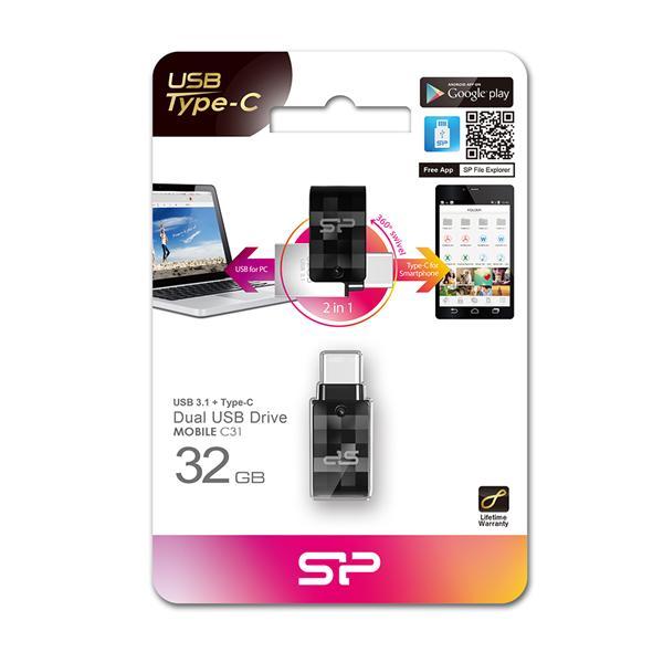 SP 廣穎 C31 32G USB Type-C 雙用隨身碟