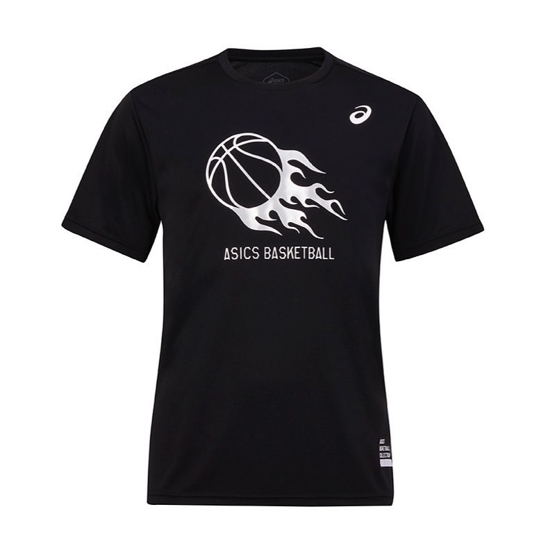 S(D8) ASICS 亞瑟士 籃球短袖上衣 運動T恤 吸濕排汗 球衣 2063A316-003黑 [陽光樂活]