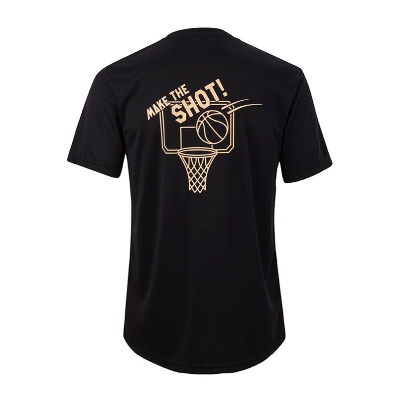 S (D8) ASICS 亞瑟士 籃球短袖上衣 運動T恤 吸濕排汗 球衣 2063A316-005黑 [陽光樂活]