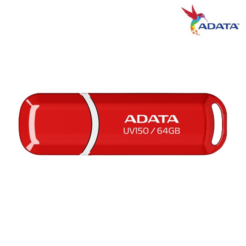 ADATA 威剛 UV150 64GB USB3.2 隨身碟 紅色