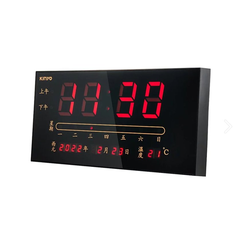 【KINYO】 LED數位萬年曆電子鐘 TD-290 電子日曆 萬年曆 時鐘