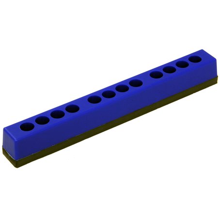 12 孔 磁性起子頭收納盒 帶強磁底座 藍色 MBR1412
