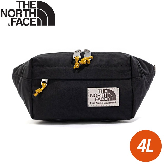 【The North Face 4L休閒腰包《黑色》】52VU/斜背包/小包/側背包/腰包