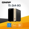 QNAP 威聯通 TS-264-8G 2Bay NAS 網路儲存伺服器(不含硬碟)