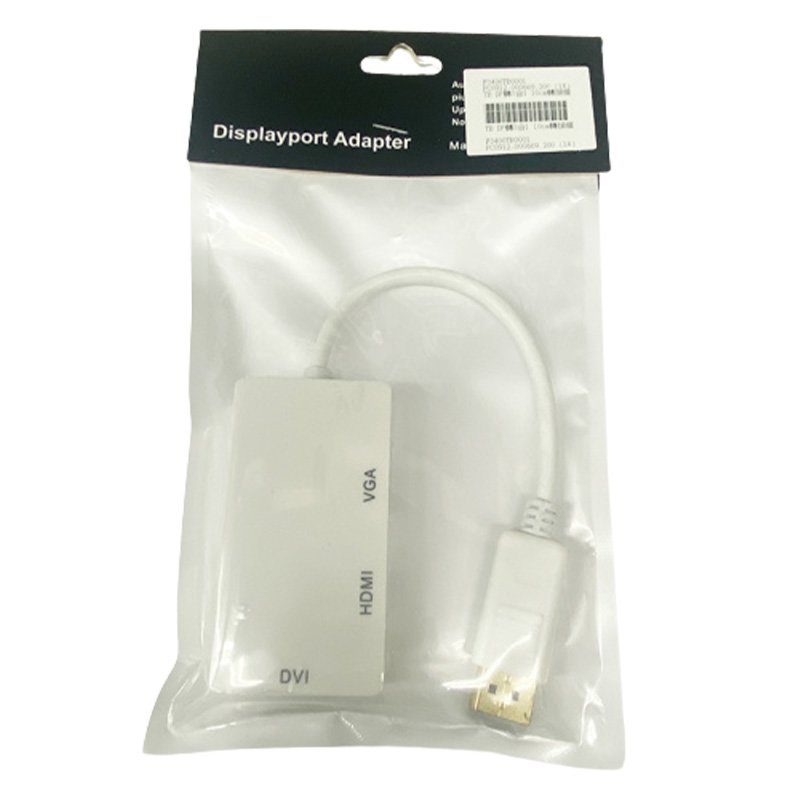 TB DisplayPort 轉 三合一 10公分 轉接線 /紐頓e世界