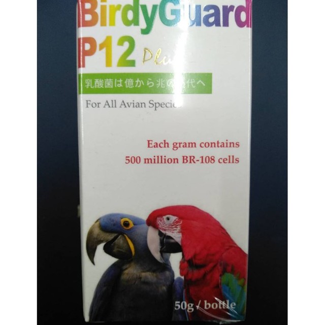 鳥類保健品 | P12 | 鳥類益生菌 | 鸚鵡益生菌 | 50克 | 有效提升鳥隻消化系統好菌 | 翔帥寵物生活館