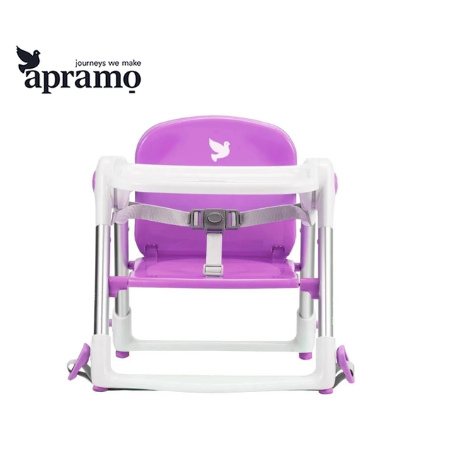 Apramo Flippa classic 旅行餐椅/可攜式兩用餐椅 - 紫羅蘭【公司貨】【附餐椅坐墊+提袋】