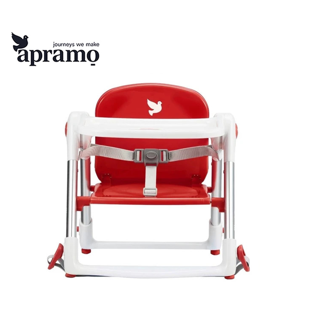 apramo flippa classic 旅行餐椅 可攜式兩用餐椅 紅【公司貨】【附餐椅坐墊 + 提袋】