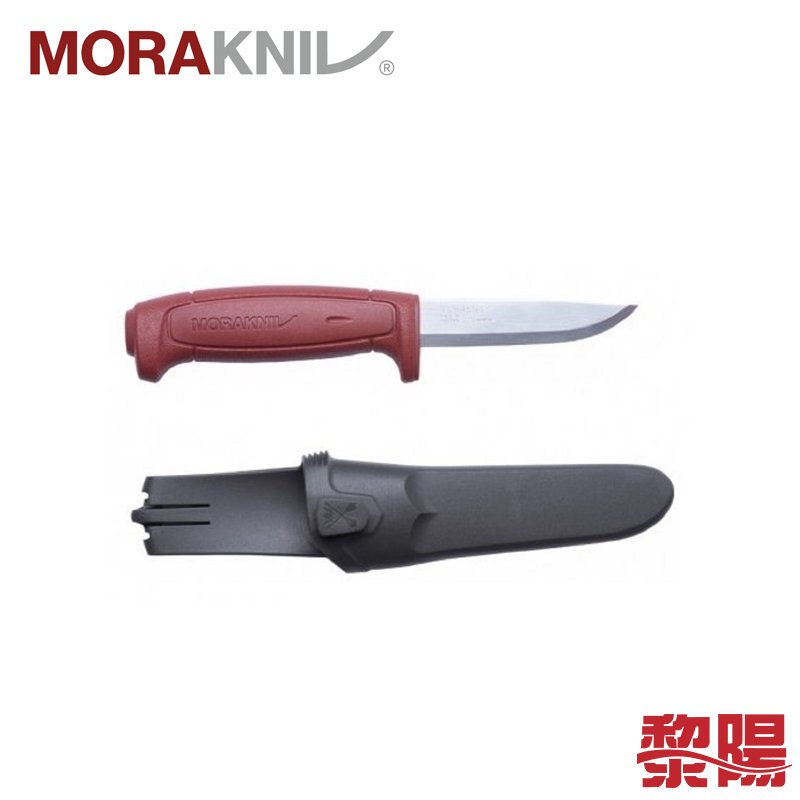 【黎陽戶外用品】MORAKNIV 瑞典 高碳鋼護指直刀 紅 戶外/露營/直刀 84MR12147