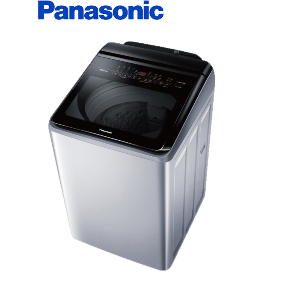 國際牌 19公斤 雙科技變頻直立溫水洗衣機 NA-V190LM-L ( 炫銀灰)【寬64高107.5深74.6】