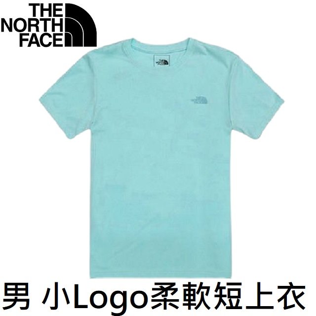 [ THE NORTH FACE ] 男 小Logo柔軟短上衣 嫩綠/ FlashDry 吸濕排汗 / NF0A7WCJ6R7