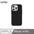 【UNIU】iPhone 14 Pro CUERO 碳纖維皮革保護殼MagSafe