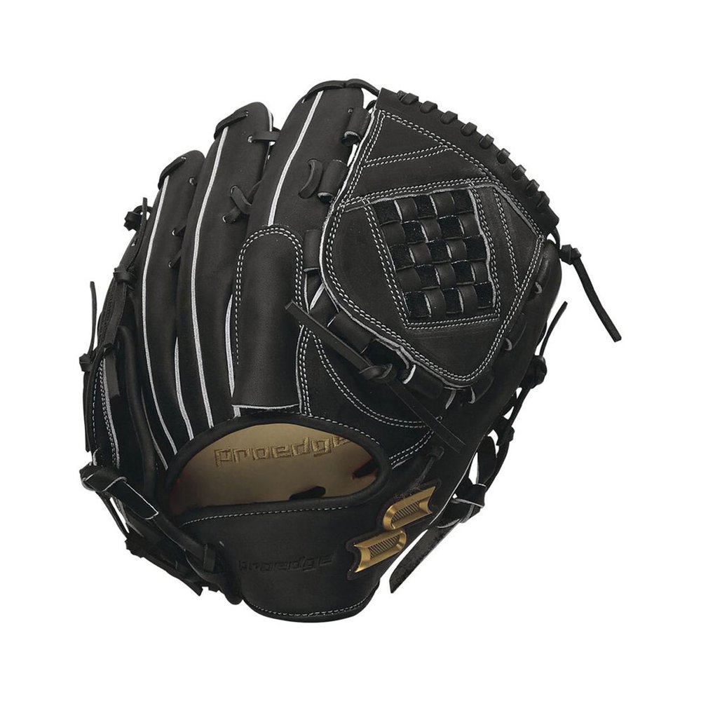 「野球魂」--特價！日本「SSK」【proedge】等級軟式棒球手套（投手，PEN8136L22F，90黑色）附紙箱、手套袋