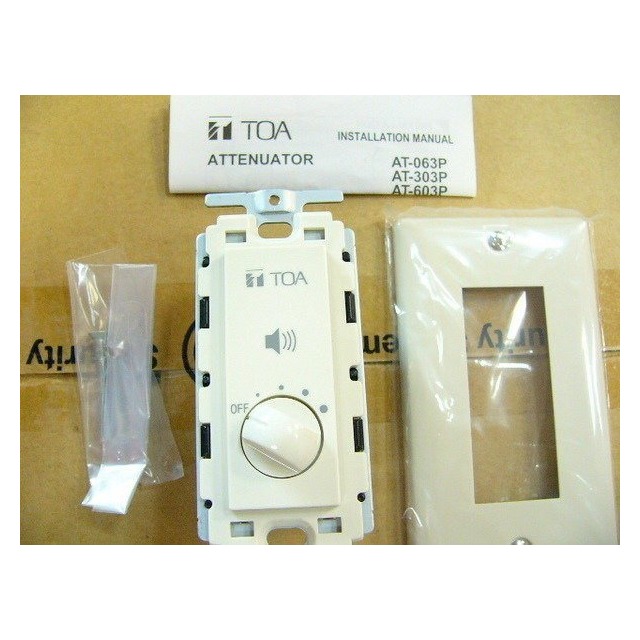 【昌明視聽】 日本名牌TOA 音量調整控制器 AT-303AP 30W 多段式 PA廣播音響專用 高壓規格 100v