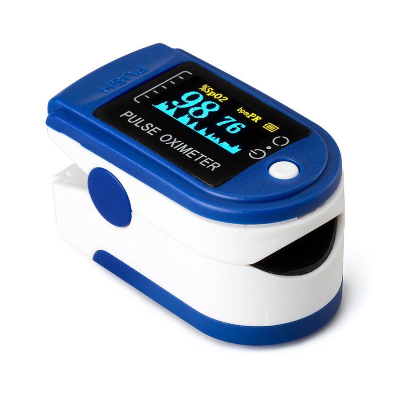 TFT四色指尖式血氧監測儀 血氧飽和度 脈搏心律監測儀 便攜指夾式 血氧儀 血氧機