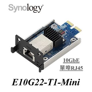 【含稅公司貨】Synology E10G22-T1-Mini 10GbE RJ45網路模組 DS1522+ RS422+