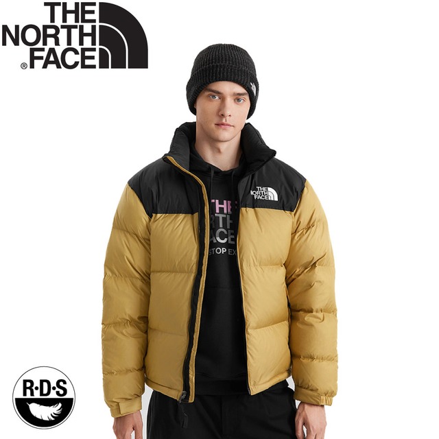 The North Face 男ICON 700FP防潑水鵝絨保暖外套(美版) 《芥黃》】3C8D