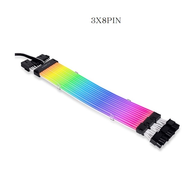 米特3C數位–LIAN LI 聯力 Strimer PLUS V2 3X8PIN RGB排線/延長線