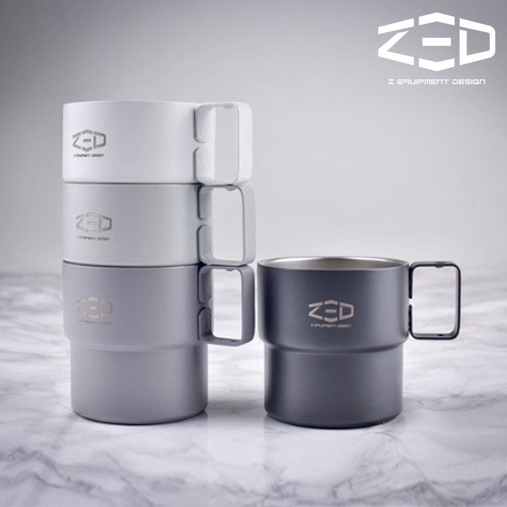 【4入一組】ZED 雙層不鏽鋼杯組 ZIABA0203 / 露營 野營 304不鏽鋼 18/8 不銹鋼 杯子 保溫 保冷 韓國品牌