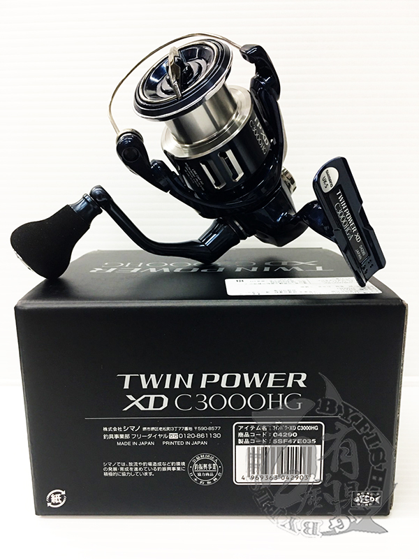 ◎百有釣具◎SHIMANO 21 TWIN POWER XD 紡車捲線器規格:C3000HG