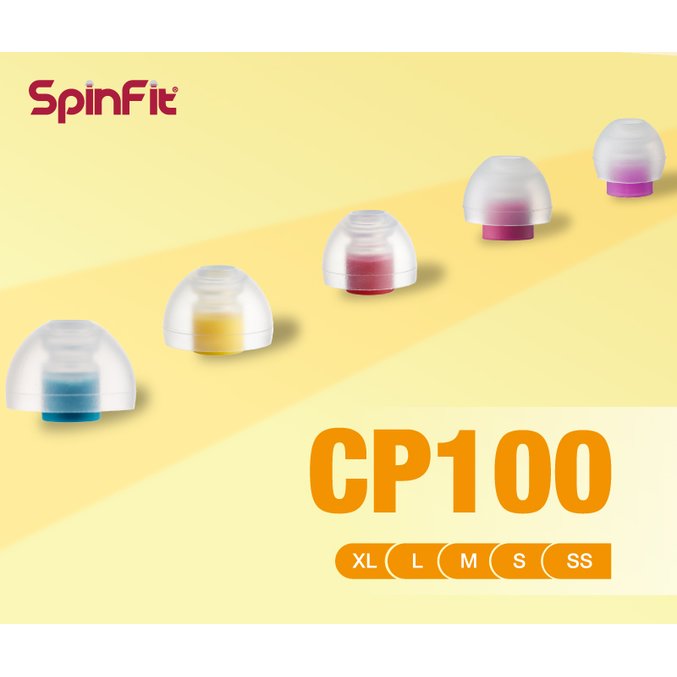 【品味耳機音響】SpinFit CP100 矽膠耳塞 / 台灣公司貨