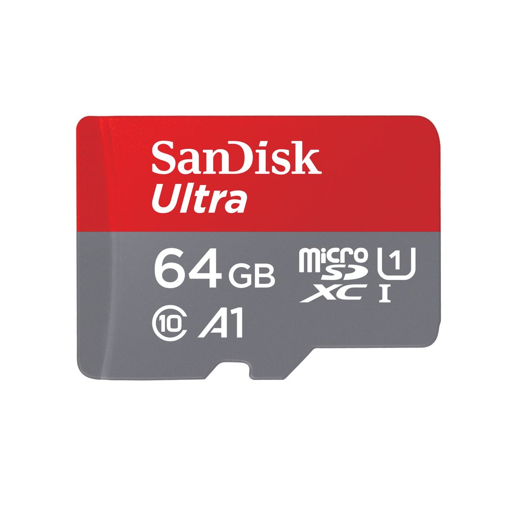 SanDisk Ultra microSDXC 64GB, A1, C10, U1, UHS-I, 140MB/s R 記憶卡